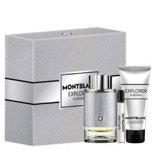 MONT BLANC EXPLORER PLATINUM (M) SET EDP 100ML + EDP 7.5ML + ALL-OVER SHOWER GEL 100ML